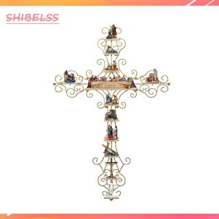 Jesus Cross - pegatina para ventana, cristal de pared, navidad, arte Mural religioso