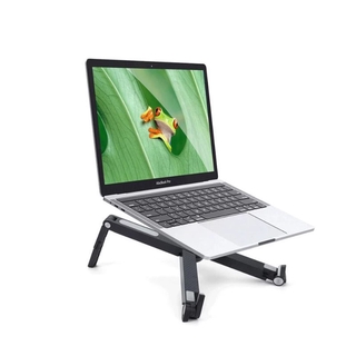 Soporte portátil portátil plegable Base de soporte portátil portátil Macbook Pro Lapdesk PC ordenador portátil titular de la almohadilla de enfriamiento Riser ND998