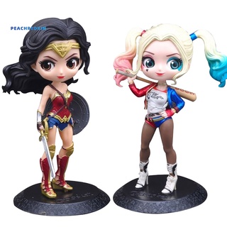 DC Superheroes Wonder Woman Quinn figura estatua muñeca juguete pastel hacer decoración