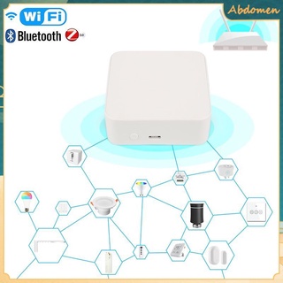tuya pasarela multimodo wifi+bluetooth+zigbee multiprotocolo comunicación gateway tuya/smart life app control remoto abdomen