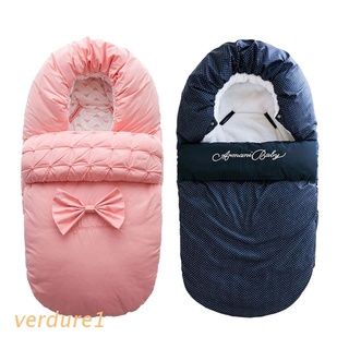 verd bebé saco de dormir recién nacido sacos de dormir manta sobre arco bebé exterior niño invierno caliente envolver cochecito envoltura