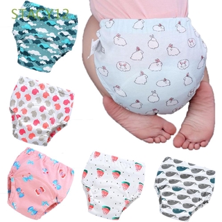 STACY12 niños bebé pañal pantalones de entrenamiento pantalones de bebé pañales recién nacido impermeable ropa interior bebé algodón lavable reutilizable (1)