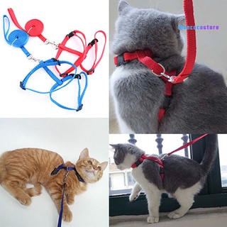[Mancocostore] Collar ajustable de nailon para mascotas/cachorros/cachorros/correa de plomo/cuerda de seguridad (1)