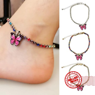Butterfly anklet simple temperament footwear ladies seaside jewelry beach summer party Y9P8