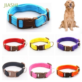 JIASHI Ajustable Collar de perro con hebilla Collar de perro Collar de gato Tela Collar de perro grande para perro mediano Accesorios para mascotas para cachorro Collar Suministros para perros/Multicolor