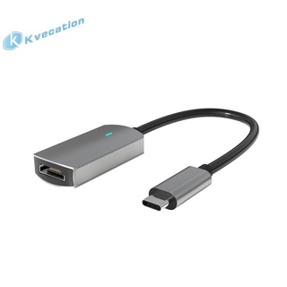 Kvecation USB C tipo C a HDMI Compatible con Cable adaptador 4K 30Hz convertidor para MacBook Pro