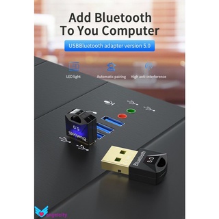 eyesoul Essager USB Bluetooth 5.0 Adaptador Dongle Para PC Ordenador Inalámbrico Ratón Teclado PS4 Aux Audio 5 Receptor Tran