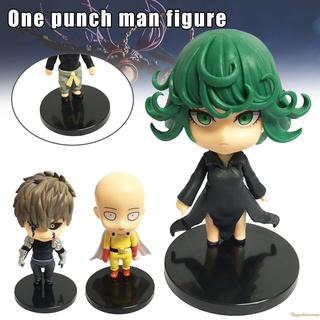 5Pcs One Punch-Man Anime PVC figura Saitama Tatsumaki Genos figura de acción modelo de juguete regalo para niño adulto
