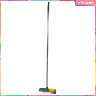 [xmajpfkv] cepillo exfoliante de suelo con cepillo rígido de mango largo, raspado y cepillo 2 en 1, cepillo para limpieza de baño, patio,