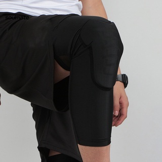 Soulmate - Protector de rodilla para evitar colisiones, anticolisión, transpirable, secado rápido para correr