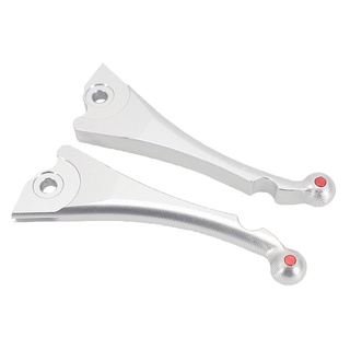 2X Aluminum Motorcycle Brake Levers, Brake Lever, Handles Kits Front Disc And Rear Drum