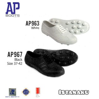 AP BOOTS Ap botas de goma multifunción AP PUL Ball negro y blanco AP botas zapatos