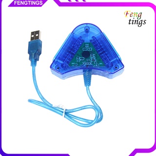 [Ft]Adaptador USB con Cable triángle/adaptador de juego/Cable de cabeza convertidor para mango PS2