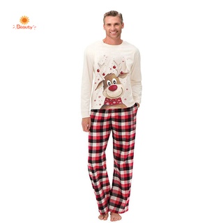 Niños hombres mujeres ropa de dormir familia coincidencia de navidad alce pijamas conjuntos de navidad pijamas conjunto (6)