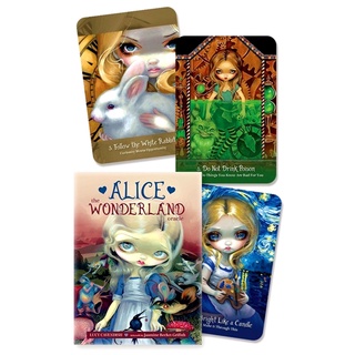 desdemona Alice The Wonderland Oracle Cards Full English 45 Cards Deck Tarot Divination Fate Family Party Board Game (4)