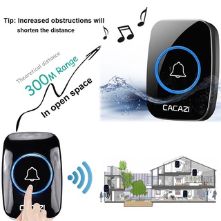 Home & Living A10 impermeable 300m remoto inalámbrico inteligente timbre de seguridad para el hogar (8)