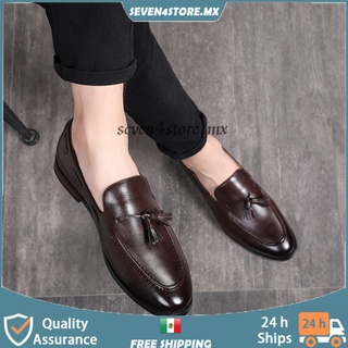 2020 nueva moda negro fondo de cuero caballero moda estrés zapatos de los hombres de negocios zapatos de conducción hechos a mano borla mocasines (3)