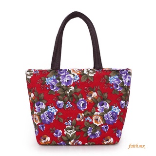 fresas - monedero floral para mujer, bolsa de compras de lona de gran capacidad con