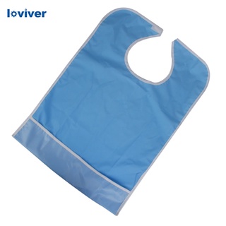 PVC Adult Bibs Clothing Protector Eating Dental Dining Washable Reusable (1)