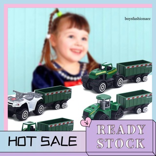 BBY - 10 unids/Set alto simulado modelo de vehículo función Glide escala 1/60 construcción granja Tractor vehículo modelo Kit de juguete para niños