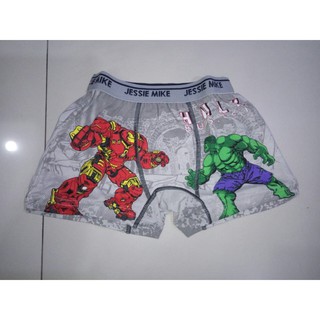 Ropa interior/Boxer Boys marca Jessie n Mike - Monster Green