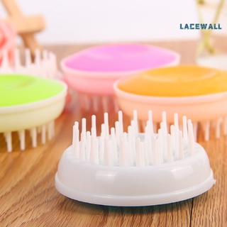 Lacewall cepillo de masaje de aseo depilación de silicona antideslizante peine de limpieza de perro herramienta para mascotas