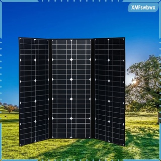 [xmfswbwx] 200w panel solar portátil plegable 3 paneles cargador solar impermeable para teléfono celular tablet powerbank cámara