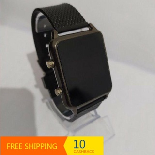 LED Square Display Electronic Watch Delicate Dial Functional Sports Watch\