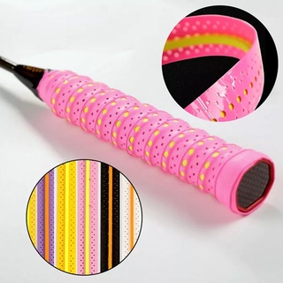 ZEALOUSED Anti-skid Badminton Sweatband Baseball Bats Sweat Absorbed Grip Tape Windings Over Bicycle Handle Shock Absorption For Fishing Rod Tennis Squash Racket Anti-slip Band/Multicolor (8)