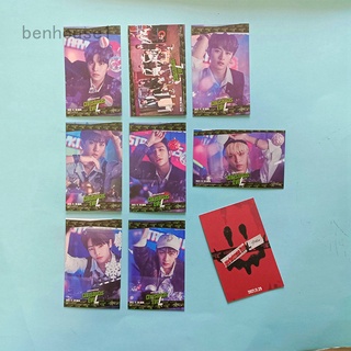 benhouse 9Pcs/Set Kpop Stray Kids Christmas EVE Lomo Cards Postcard Photocard Post Cards