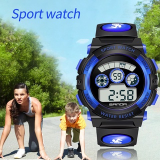 reloj electrónico multifuncional luminoso deportivo deportivo impermeable para niños