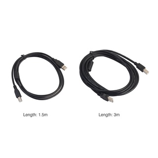 USB 2.0 AM-A-BM Cable de alta velocidad plomo A A B para escáneres de impresora disco duro (3)