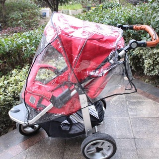 Universal cochecito de bebé cubierta de lluvia impermeable cochecito viento escudo cubierta para cochecitos de bebé tamaño Universal para adaptarse a la mayoría de los cochecitos