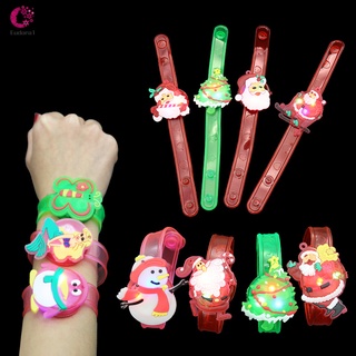 lindo reloj de pulsera con destello de dibujos animados/pulsera luminosa para niños/regalos de fiesta de cumpleaños/juguete