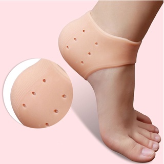 protector de silicón suave para el cuidado de la piel/calcetines para el talón para prevenir la piel seca