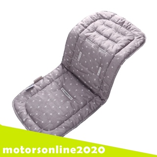 [motorsonline2020] forro de asiento de bebé para cochecito de bebé - cojín universal para cochecito de bebé, cojín de algodón transpirable, uso de doble cara