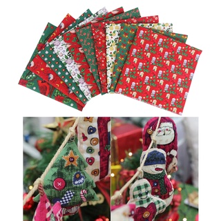 10x diy tela de algodón patchwork tela artesanía navidad fiesta costura acolchado