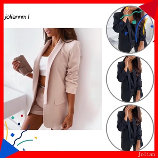 jm streetwear trajes abrigo elegante turndown collar trajes abrigo delgado para oficina