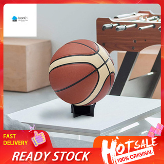 bj display stand creativo práctico desmontable fútbol baloncesto rugby base de apoyo para el hogar (1)