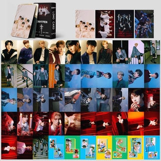 54 unids/caja enhypen photocards lomo tarjeta postal álbum (2)