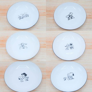 Snoopy Character Bowl plato/plato Snoopy/humey Bowl/plato de cerámica y tazón (3)