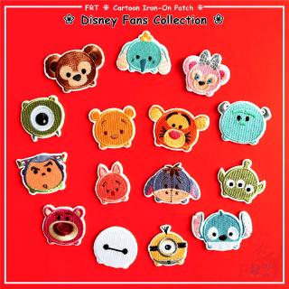 Colección de Fans de personajes de disney (15 estilos):Winnie The Pooh/Duffy/Toy Story/Baymax/Minions/Dumbo/Stitch/Monsters, Inc. Parche de hierro 1 pieza de dibujos animados DIY coser en hierro en insignias parches