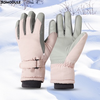 3dmodule ligero espesar guante hombres mujeres esquí ultraligero impermeable guantes de invierno antideslizantes para exteriores