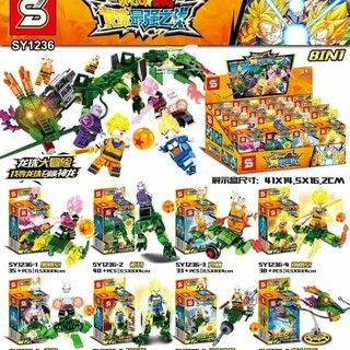 Nuevo JY LEGO SY 1236 DRAGON BALL 8IN1 DRAGON MINIFIGURE SY1236 SUPER héroe