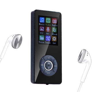 Reproductor MP3 con Radio FM y Grabadora de Voz Reproductor MP3 de Música Mini Bluetooth 4.2 Portátil (1)