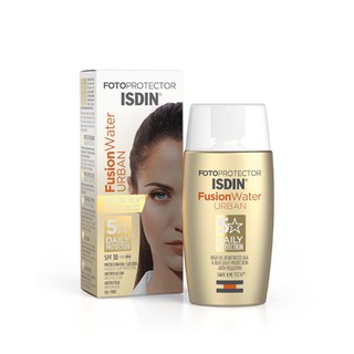 ISDIN Gold Anti-Blu-ray protector solar Anti-UV aislamiento leche sensible músculo 50ml (1)