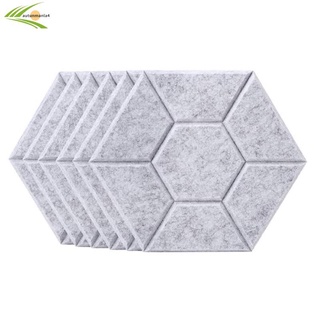 6 Pcs Acoustic Foam Panel Hexagon Acoustic Panels for Echo Insulation