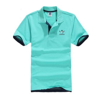Nueva Adidas hombre Casual Polo camisa Golf T-Shirt verano juventud moda Slim solapa Polo camisa de tenis camiseta Tops