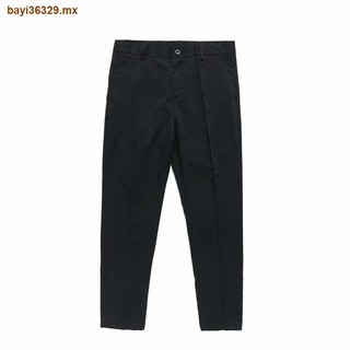 Pantalones de primavera y otoño versión coreana de los hombres de la tendencia del autocultivo de piernas anchas sueltas rectas pantalones casuales de todo fósforo pantalones de traje pantalones de hombre pantalones