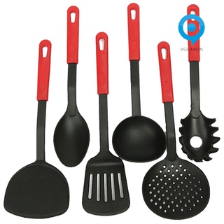Lasvegas 6 piezas de cocina para el hogar, herramientas de cocina, espátula de nailon, utensilios de cocina